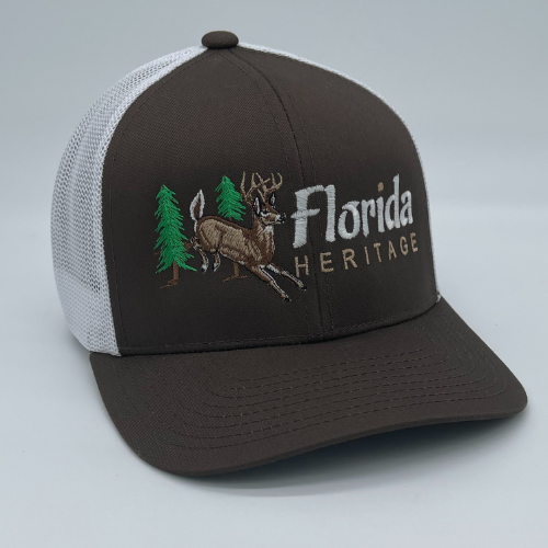 Heritage Buck Brown/White hat Florida Heritage Apparel