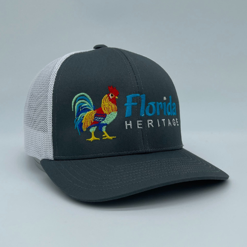 The Heritage Rooster Charcoal/White