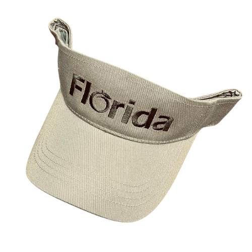 Florida Heritage Visor Khaki/Brown