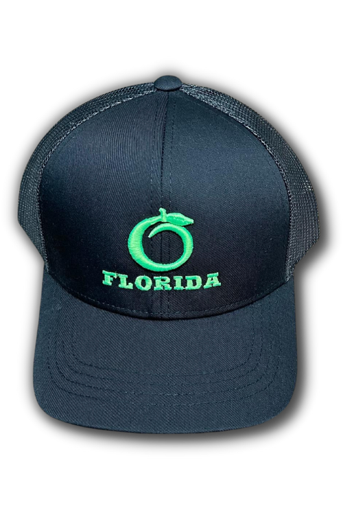 Florida Heritage Black-Neon Green logo Youth snapback
