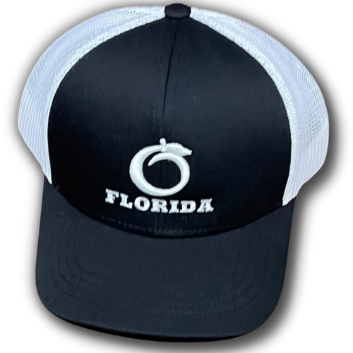 Florida Heritage Black/White White Youth snapback