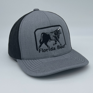 Heritage Bull Heather Grey/Black hat