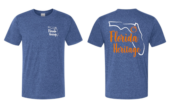 Florida Heritage w/State outline Tee
