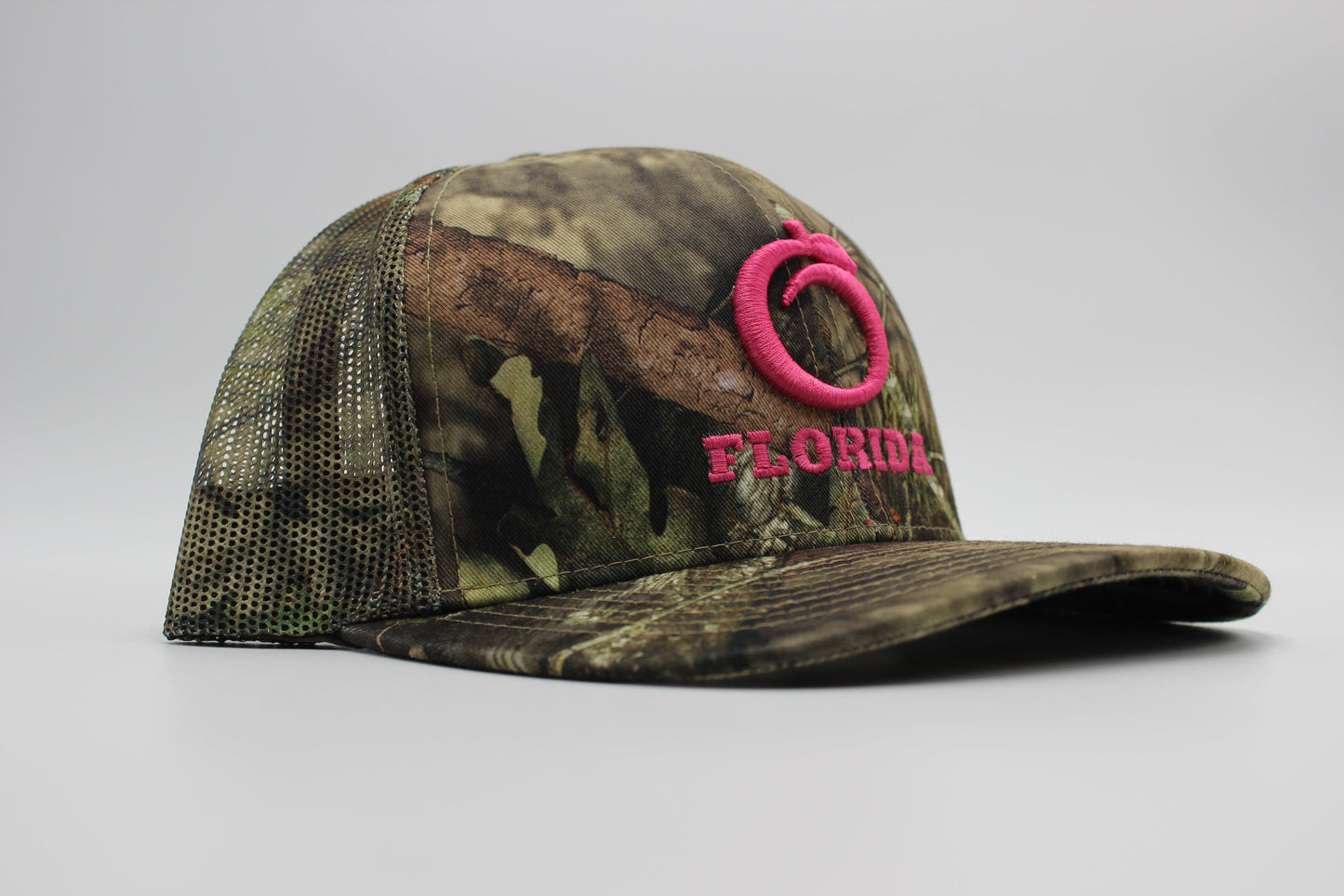 Florida Snapback Camo/Camo Rose logo
