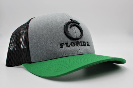 Florida Snapback Heather Grey/Spirit Green