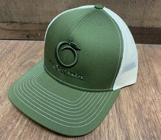 The Ridge Trucker Moss/Beige Moss logo