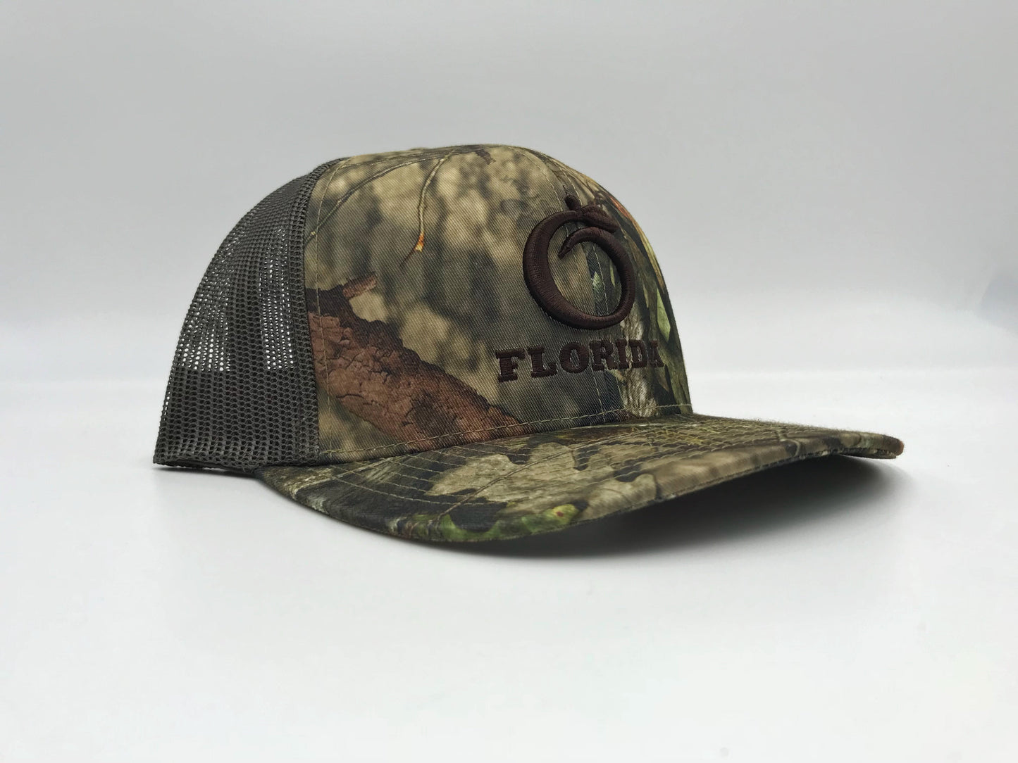 Florida Snapback Camo/Brown Brown logo