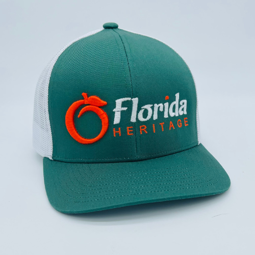 The Heritage Trucker Dark Green/White