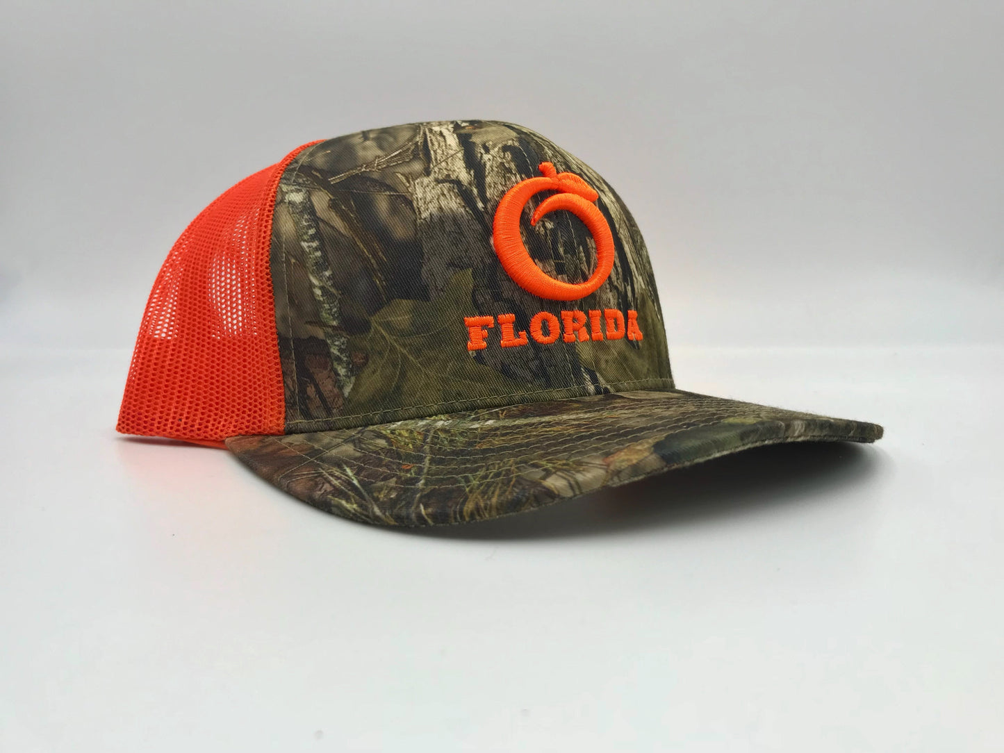 Florida Snapback Camo/Orange Orange logo