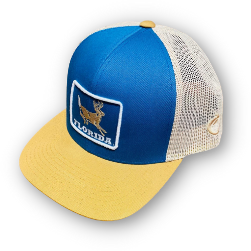 Rugged Series Ocean Blue/Beige/Amber Deer chase