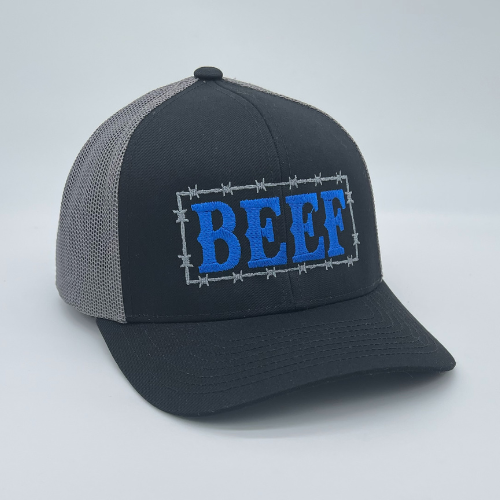 Florida Heritage BEEF Black/Silver hat