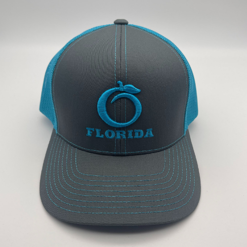 Florida Heritage Charcoal/Neon Blue