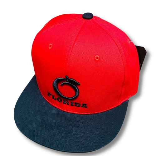Florida Heritage Flat bill Red/Black (snapback)