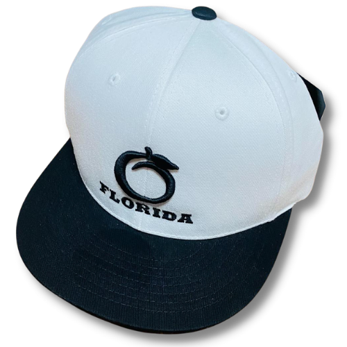 Florida Heritage Flat bill White/Black (snapback)