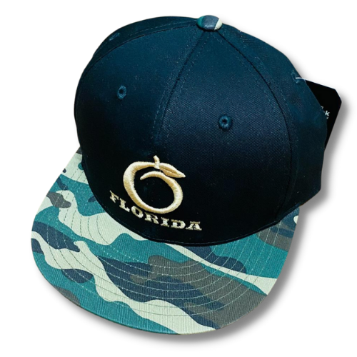 Florida Heritage Flat bill Black/Camo bill (snapback)