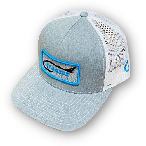 Rugged Series Heather Grey/White Fish Hook'd