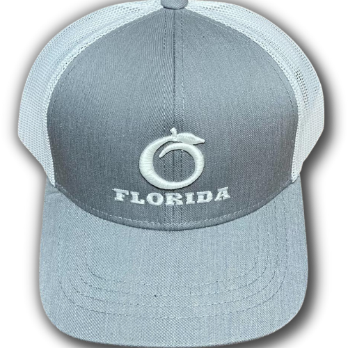 Florida Heritage Heather Grey/White White Youth snapback