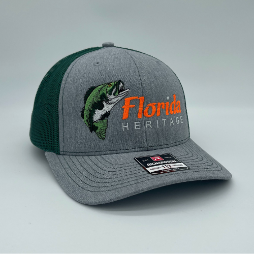 Florida Heritage Bass Heather Grey/Dark Green