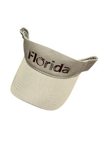 Florida Heritage Visor Khaki/Brown