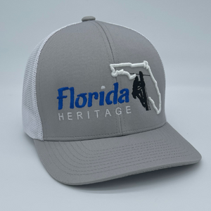 Florida Lineman Silver/White hat