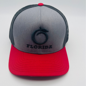 Florida Snapback Heather Grey/Spirit Red