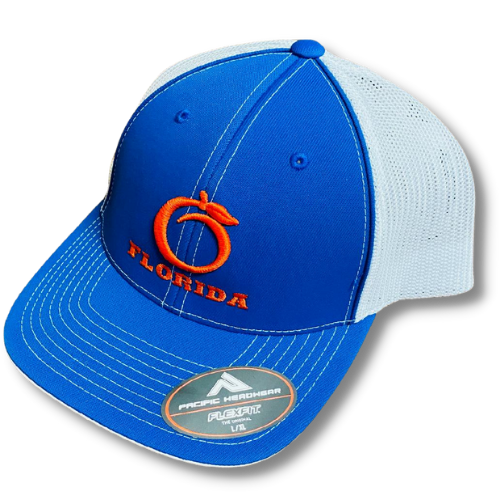 FH Flex Fit Royal/White Orange logo