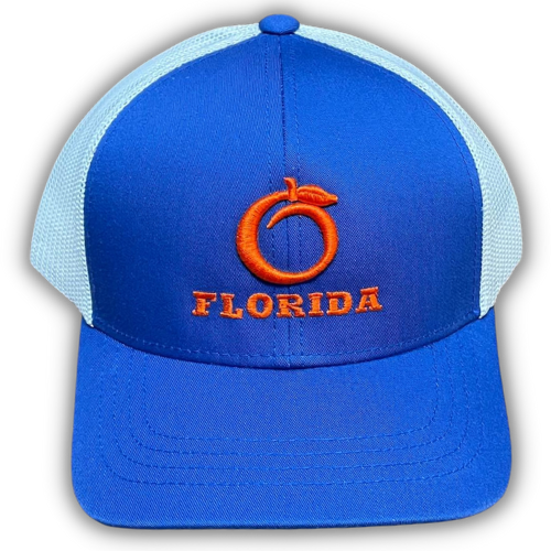 Florida Heritage Royal/White Orange Youth snapback