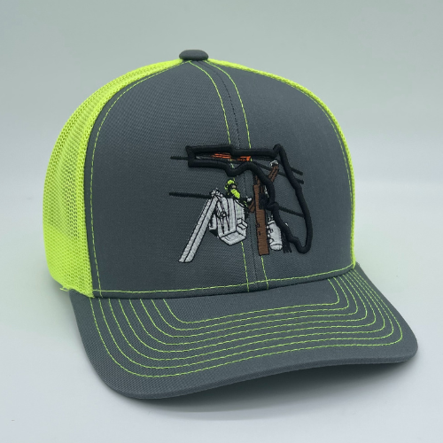 Florida True Lineman Charcoal/Neon Green hat