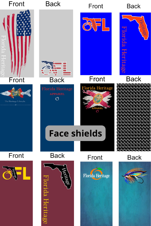 Florida Heritage Face shields / Bandanas